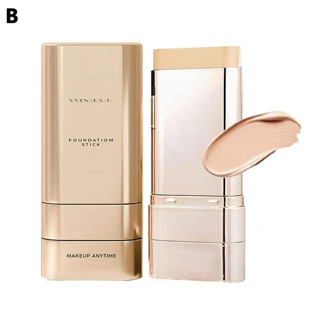 Double Headed Foundation Stick Long Lasting Nourishing Sunscreen Facial Make Up Concealer Oil Control Dark Circles Corrector