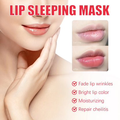 West Month 20g Berry Lip Sleeping Mask Reduce Lip Wrinkle Skin Care Moisturizing Nourishing Glowing Night Lip Maintainence Balm