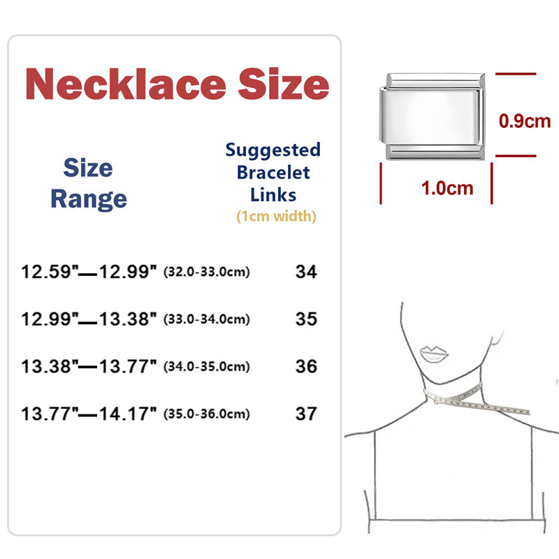 New Fashion 9mm 15 Style Italian Modular Charm Bracelet Fashionable Leisure Holiday Scenery Literary Modular Elastic Bracelet