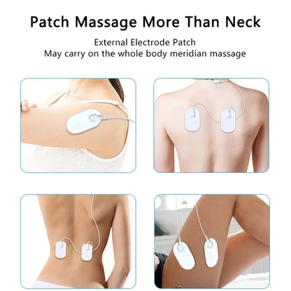 New Fashion Household Electric Pulse Shock Massage Neck Massager Products Intelligent Body Massage Tools