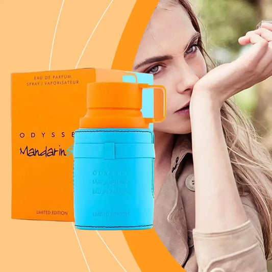 100ML Odyssey Inspired Perfume-Zesty Citrus Aquatic Fragrance, Fresh Mandarin Orange Scent for Summer, Unisex Niche Voyage Scent