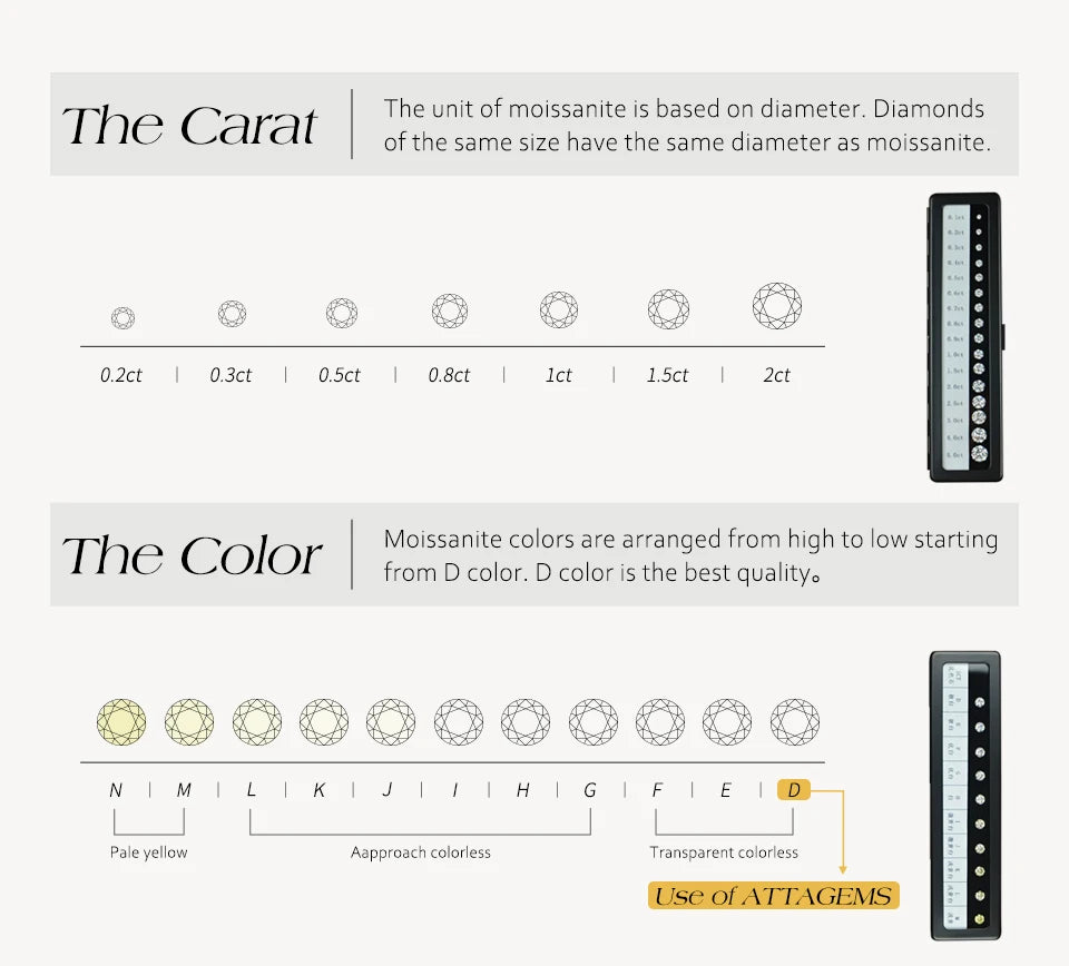 ATTAGEMS Full Moissanite Luxury Bracelet D VVS1 For Women Real S925 Sterling Silver Gold Plated Lucky Engagement Wedding Jewelry