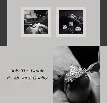 ATTAGEMS Full Moissanite Luxury Bracelet D VVS1 For Women Real S925 Sterling Silver Gold Plated Lucky Engagement Wedding Jewelry