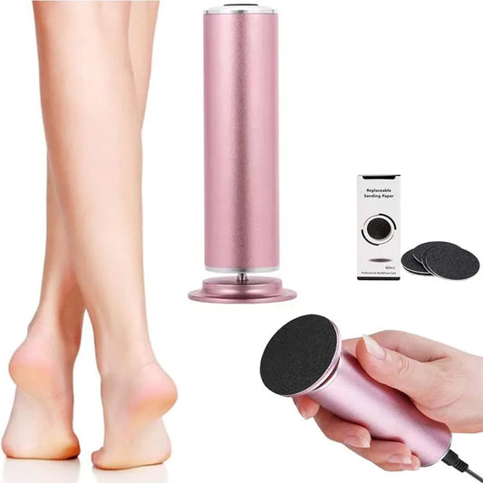 Electric Callus Remover for Feet Adjustable Speed Electric Foot Filer 60pcs Replacement Sandpaper Disk Electric Foot Grinder