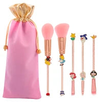 Disney Marvel Movie Peripheral Jewelry Winnie the Pooh Bear The Little Mermaid Moana Stitch Charm Bracelets For Women Girl Gift