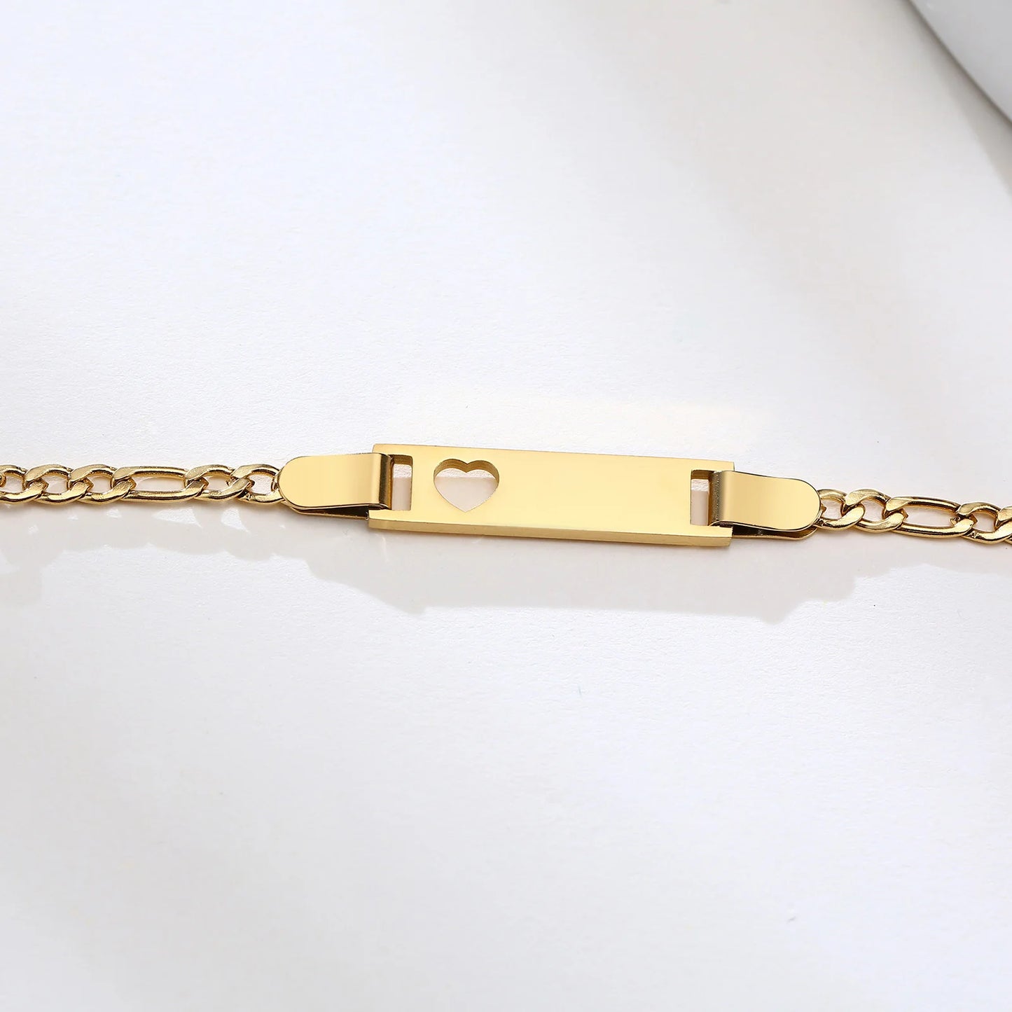 Vnox Custom Baby Girls Bracelets,Anti Allergy Stainless Steel Bracelet for Newborn Mom,Personalized Name Birthday Boy Girls Gift