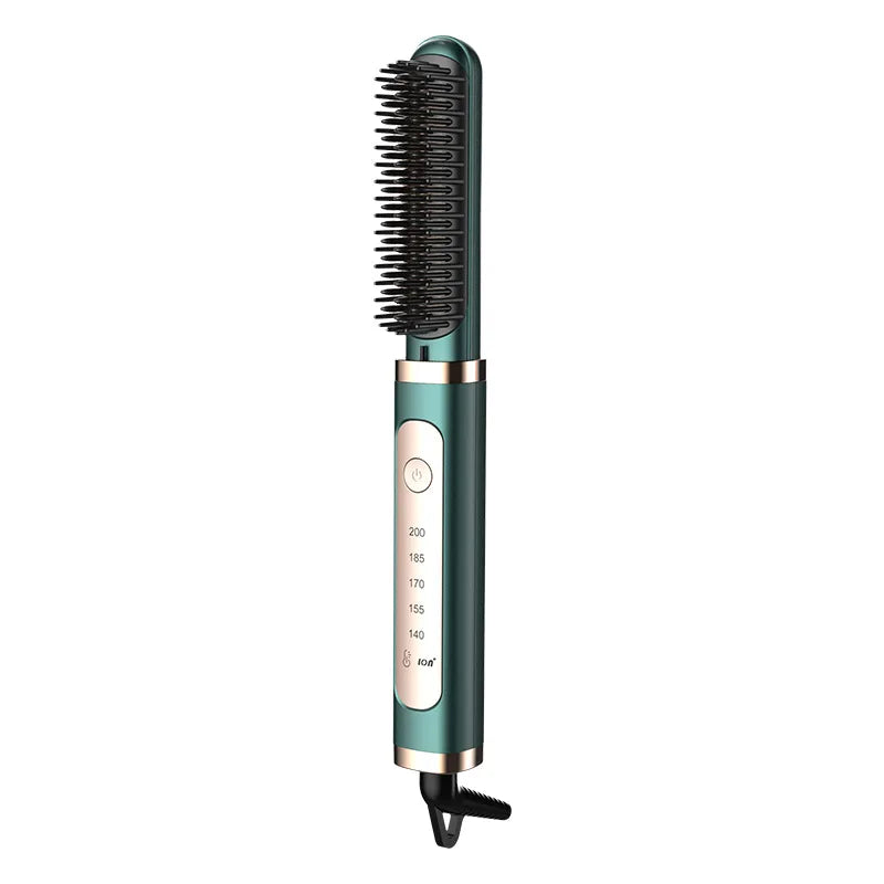 Electric Hair Straightening Brush Fast Heating Hot Comb Brush Negative Ion Hair Straightening Comb