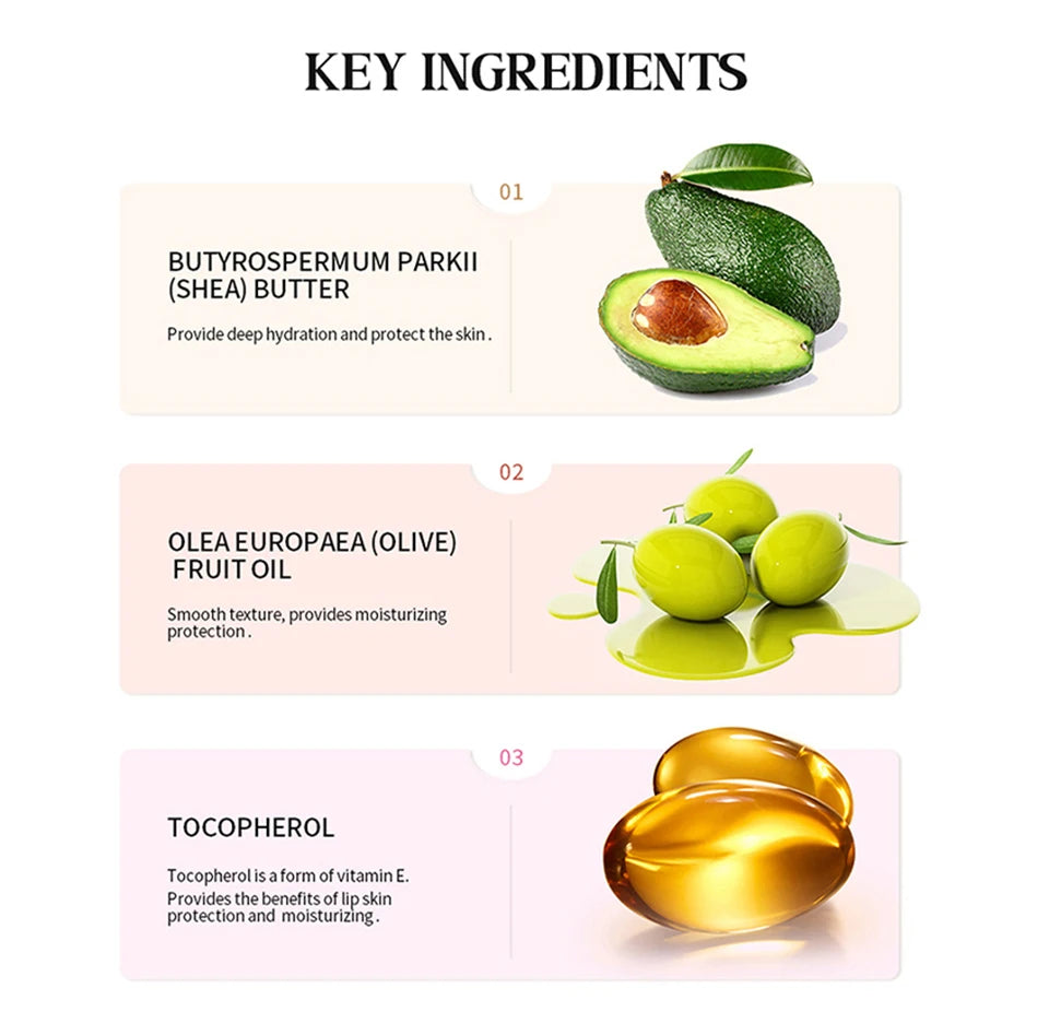 Lip Balm Set Lip Gross 4 Pack 1Kit Deep Moisturizing Lip Glaze Smoothing Color Lips Oil Long Lasting Nourishing Lips Care