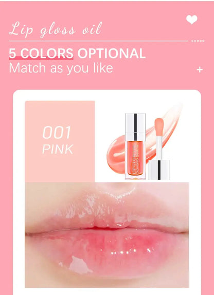 6ml Crystal Jelly Lip Oil Moisturizing Plumping Safety Lip Gloss Sexy Plump Hydrating Texture Lip Makeup Lips Care Cosmetics