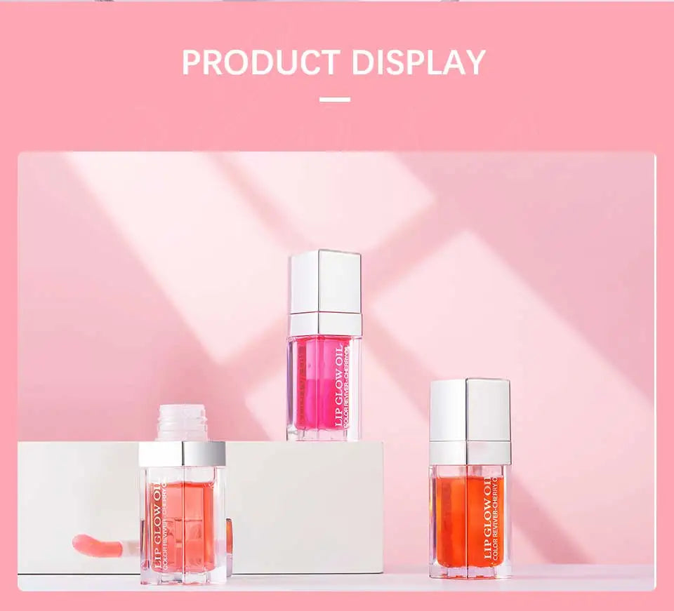 6ml Crystal Jelly Lip Oil Moisturizing Plumping Safety Lip Gloss Sexy Plump Hydrating Texture Lip Makeup Lips Care Cosmetics