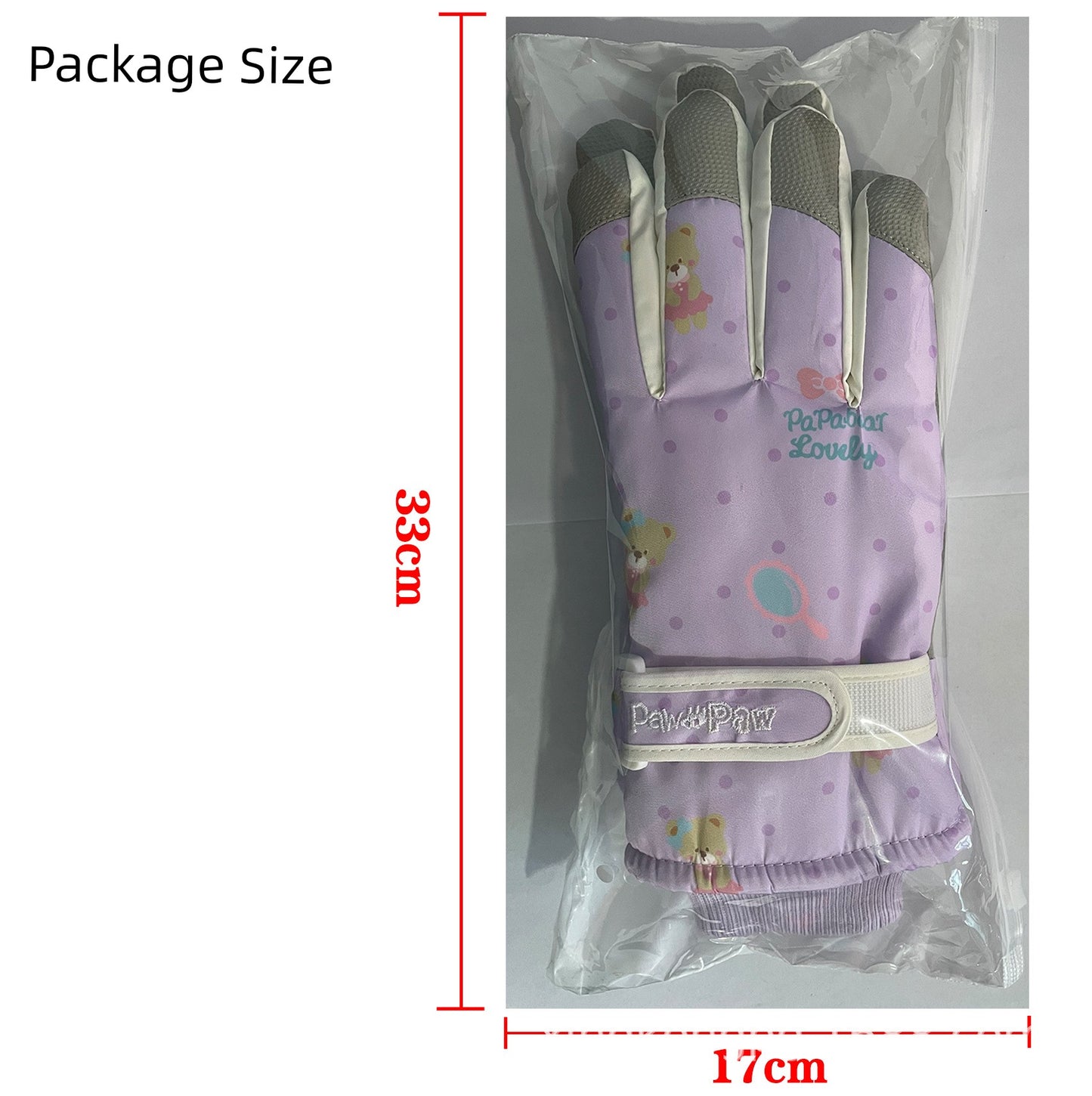 German Craftsmanship Ski Gloves for Women, Winter Fleece-Lined, Outdoor Cycling and Mountaineering Sports, Thickened, Waterproof, Windproof and Cold-Proof