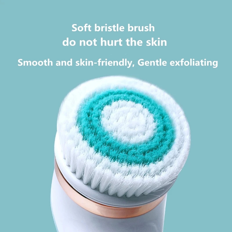 Multi-Function Long Handle Electric Silicone Soft Cleaning Home Use Massage Body Bath Brush