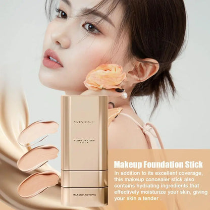 Double Headed Foundation Stick Long Lasting Nourishing Sunscreen Facial Make Up Concealer Oil Control Dark Circles Corrector