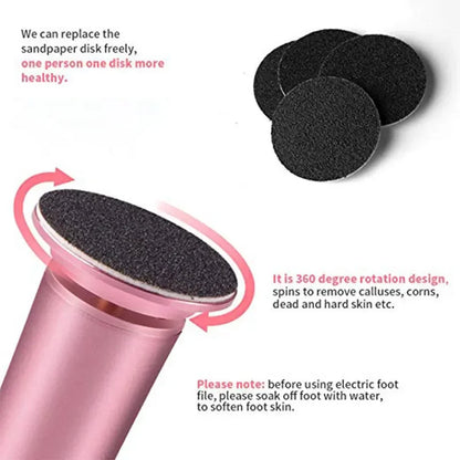 Professional Electric Foot File Grinder Callus Remover Foot Grinder Foot Dead Skin Remover