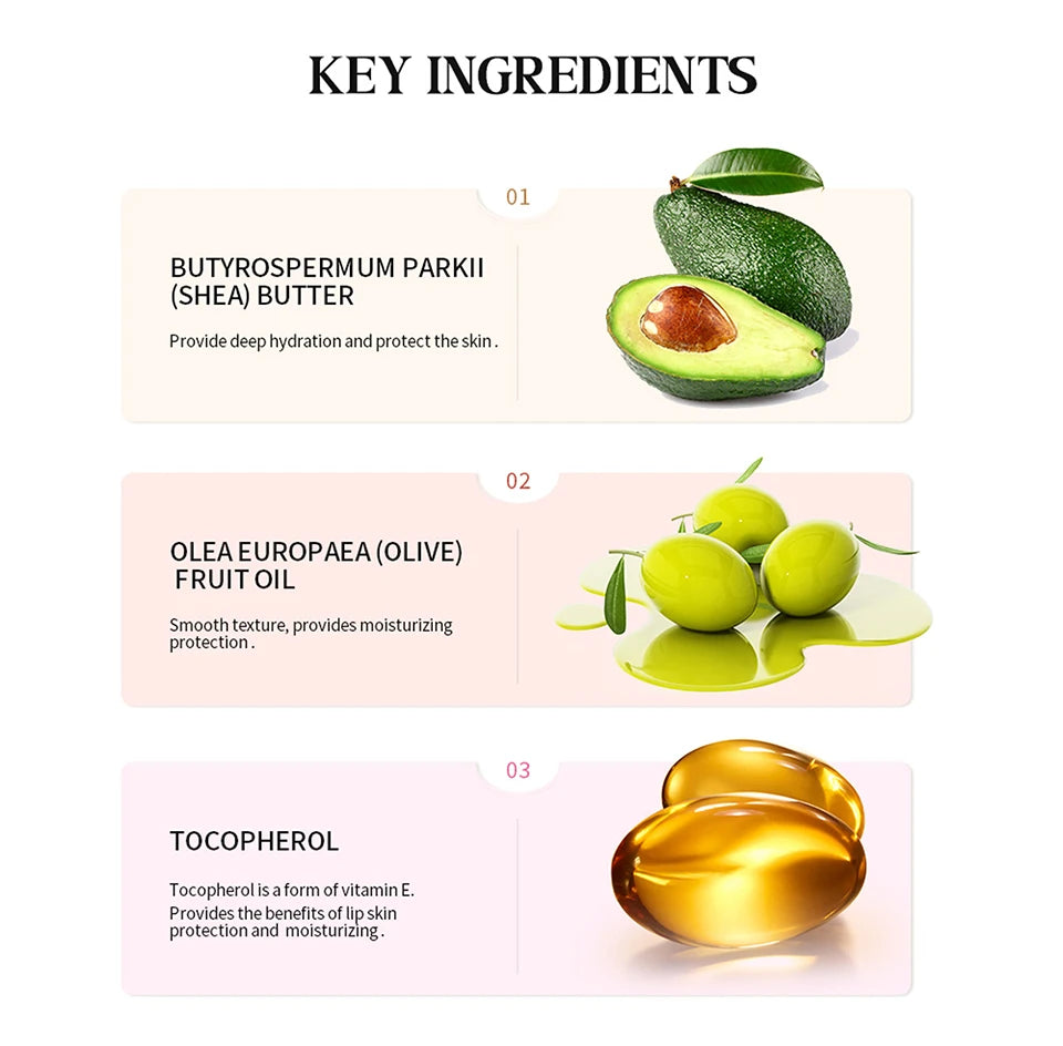 Lip Balm Set Lip Gross 4 Pack 1Kit Deep Moisturizing Lip Glaze Smoothing Color Lips Oil Long Lasting Nourishing Lips Care