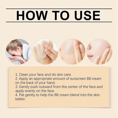 Double Headed Foundation Stick Long Lasting Nourishing Sunscreen Facial Make Up Concealer Oil Control Dark Circles Corrector