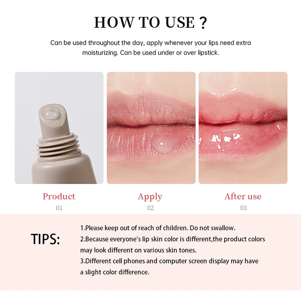 Lip Balm Set Lip Gross 4 Pack 1Kit Deep Moisturizing Lip Glaze Smoothing Color Lips Oil Long Lasting Nourishing Lips Care