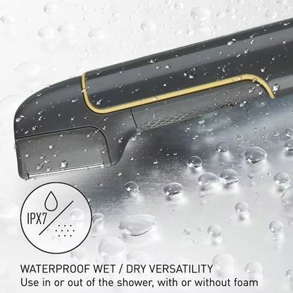 Portable Multifunctional Interchangeable Combs Shaver Body Hair Trimmer Electric Straight Razor