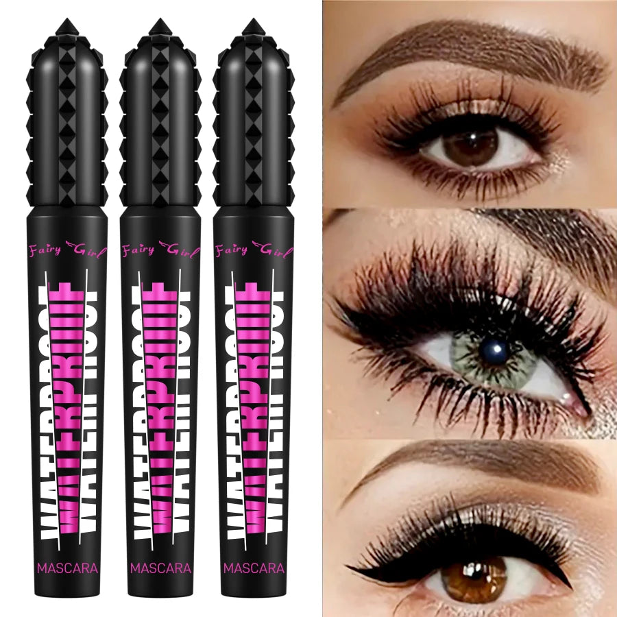 Black waterproof Mascara for all Lengthening make up products Eyelash Extension Eye Lashes mascara 4d effect  Korean cosmetics
