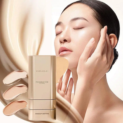 Double Headed Foundation Stick Long Lasting Nourishing Sunscreen Facial Make Up Concealer Oil Control Dark Circles Corrector