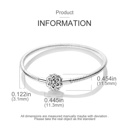 Bracelet Silver 925 Original 17-20CM Star Moon Sun Four Leaf Clover Green Zircon Bracelets Fit DIY Charms Birthday Jewelry Gifts