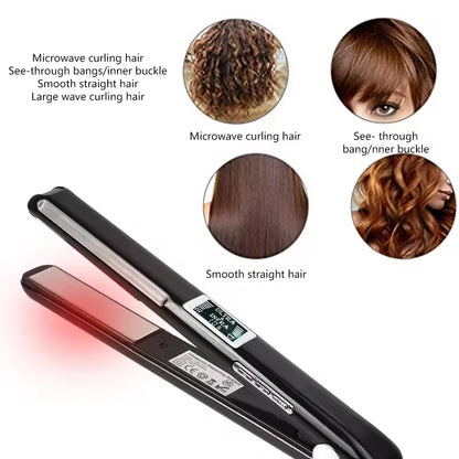 Infrared Ultrasonic Hair Care Hair Care Treatment Tools Professional Shortcut Straightener Hair Straitner