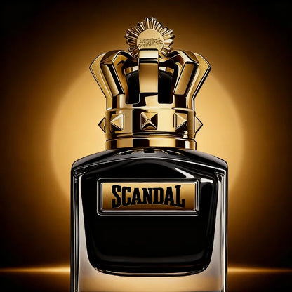 Scandal Men's Eau De Parfum Long Lasting Woody Fragrance with Vetiver Tonka Leather&Sandalwood for Elegant Appeal Parfums Homme