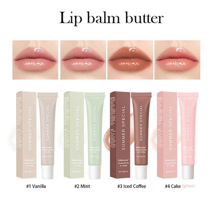 Lip Balm Set Lip Gross 4 Pack 1Kit Deep Moisturizing Lip Glaze Smoothing Color Lips Oil Long Lasting Nourishing Lips Care