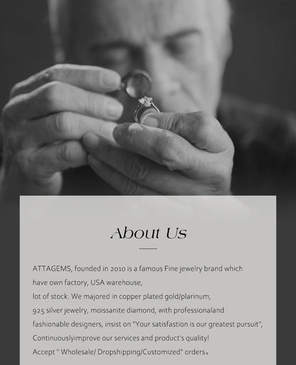 ATTAGEMS Full Moissanite Luxury Bracelet D VVS1 For Women Real S925 Sterling Silver Gold Plated Lucky Engagement Wedding Jewelry