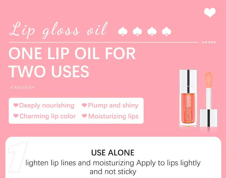 6ml Crystal Jelly Lip Oil Moisturizing Plumping Safety Lip Gloss Sexy Plump Hydrating Texture Lip Makeup Lips Care Cosmetics