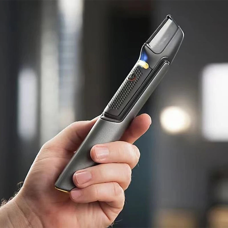 Portable Multifunctional Interchangeable Combs Shaver Body Hair Trimmer Electric Straight Razor