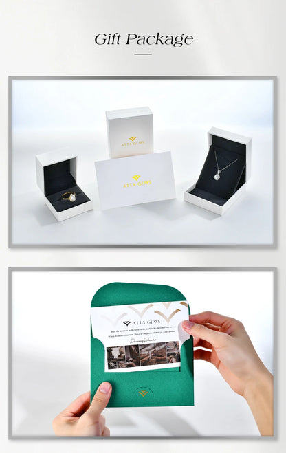 ATTAGEMS Full Moissanite Luxury Bracelet D VVS1 For Women Real S925 Sterling Silver Gold Plated Lucky Engagement Wedding Jewelry