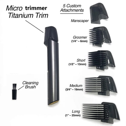 Portable Multifunctional Interchangeable Combs Shaver Body Hair Trimmer Electric Straight Razor