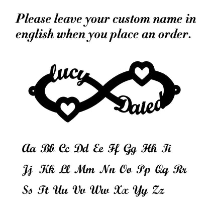 Women Girls Personalized Name Bracelet Stainless Steel Box Chain Letter Customized Charm Bracelets Unique Custom Jewelry Gift