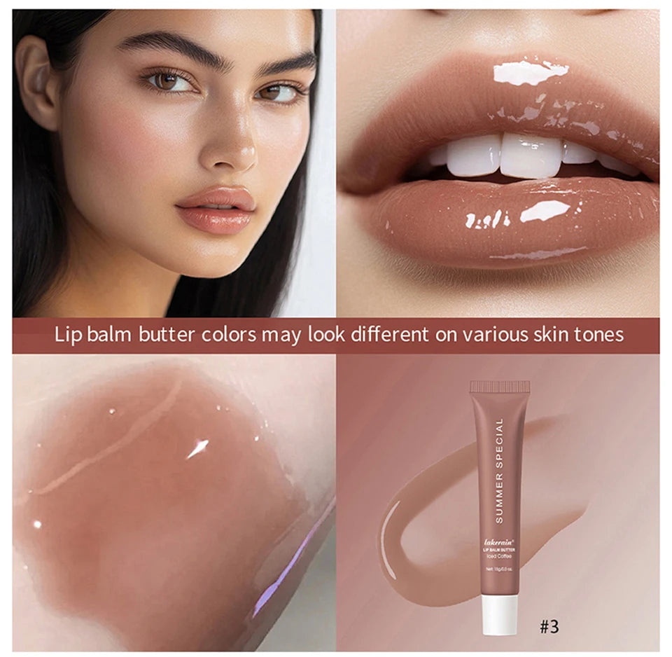 Lip Balm Set Lip Gross 4 Pack 1Kit Deep Moisturizing Lip Glaze Smoothing Color Lips Oil Long Lasting Nourishing Lips Care