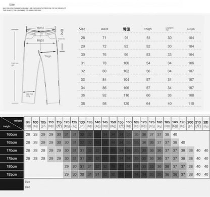 Kus Jeans American High Street Basic Hole Distressed Silm Pants Tight High Street Tight Men Denim Pants
