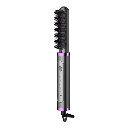 Electric Hair Straightening Brush Fast Heating Hot Comb Brush Negative Ion Hair Straightening Comb