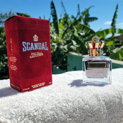Scandal Men's Eau De Parfum Long Lasting Woody Fragrance with Vetiver Tonka Leather&Sandalwood for Elegant Appeal Parfums Homme