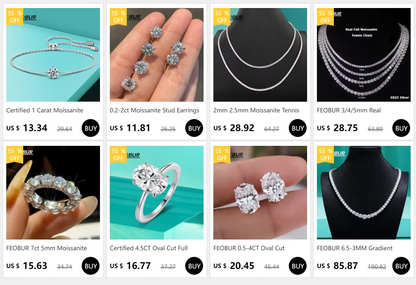 Certified 1CT Moissanite Bracelet for Women Real S925 Silver Classic Round Lab Diamond Charm Hand Chain Adjustable Jewelry Gifts