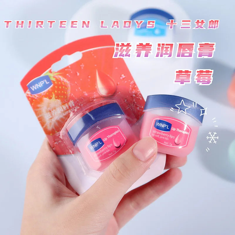 4/6/8pcs Fruit Series Lip Balm Set Set Moisturizing Refreshing Non-sticky Anti-Cracked Lip Mask Vaseline for Lips Makeup