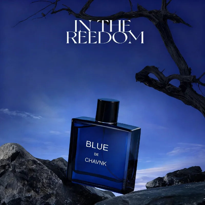 100ML Original Blue de Chavnk Inspired Perfume - Woody Aromatic & Fresh Citrus Fragrance, Long Lasting Versatile Scent for Men