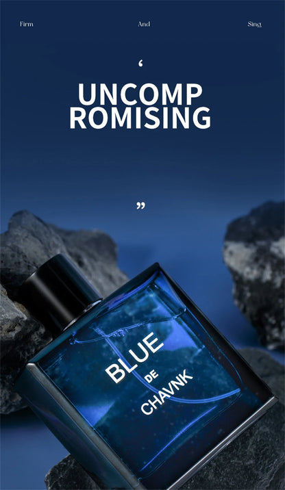 100ML Original Blue de Chavnk Inspired Perfume - Woody Aromatic & Fresh Citrus Fragrance, Long Lasting Versatile Scent for Men