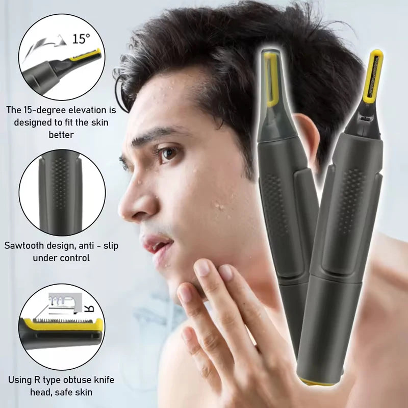 Portable Men Electric Shaver Nose Hair Ear Razor Trimmer Clippers Eyebrow Beard Trimmer Home Use
