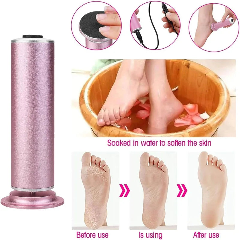 Professional Pedicure Tool Electric Foot Callus Remover File Foot Grinder Dead Skin Callus Remover Pedicure Machine