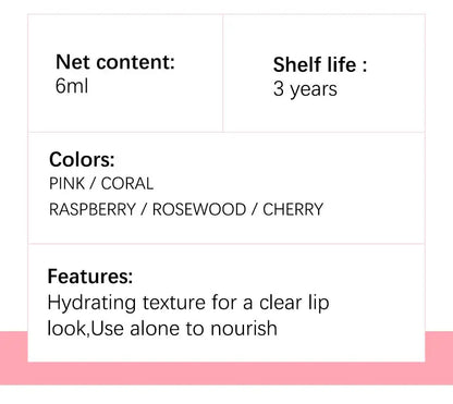 6ml Crystal Jelly Lip Oil Moisturizing Plumping Safety Lip Gloss Sexy Plump Hydrating Texture Lip Makeup Lips Care Cosmetics