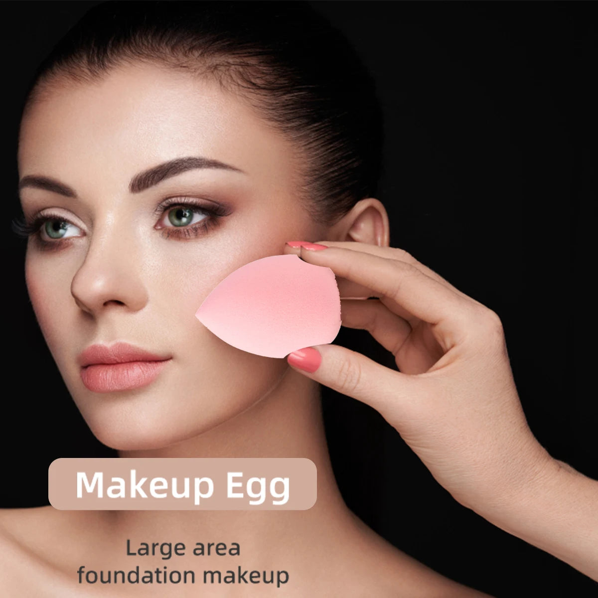 Makeup Brushes and Sponges Set, Pink Makeup Puff,  Headband, Wristband Remover ,  8-16mm DIY Eyelash Extension Kit makeup tool