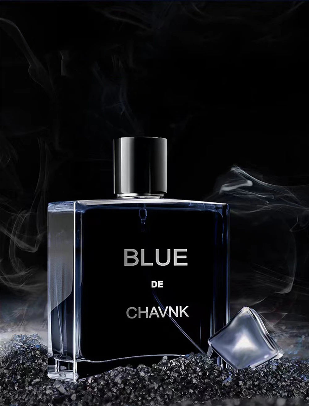 100ML Original Blue de Chavnk Inspired Perfume - Woody Aromatic & Fresh Citrus Fragrance, Long Lasting Versatile Scent for Men