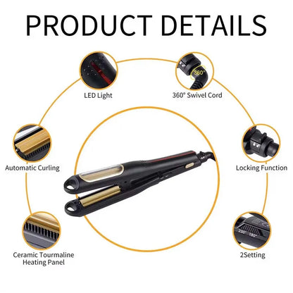Hair Ceramic Automatic Curling Iron Wave Hair Crimper Automatic Rotating Electric Hair Crimper Styling Tools