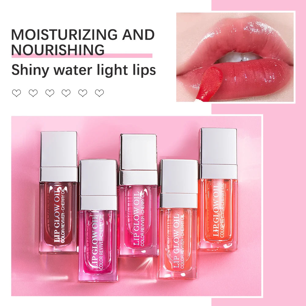 6ml Crystal Jelly Lip Oil Moisturizing Plumping Safety Lip Gloss Sexy Plump Hydrating Texture Lip Makeup Lips Care Cosmetics