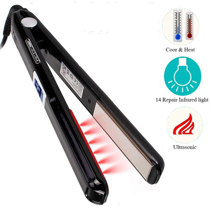 Infrared Ultrasonic Hair Care Hair Care Treatment Tools Professional Shortcut Straightener Hair Straitner